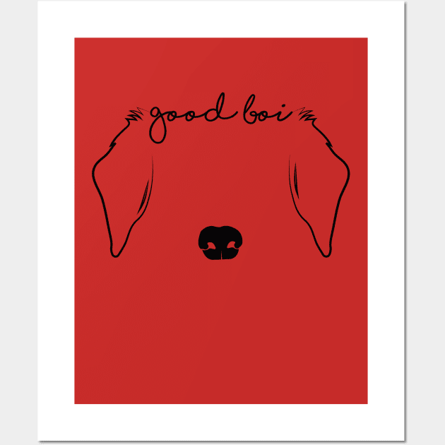 Good Boi-Golden Retriever Wall Art by Issacart